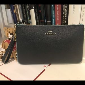 Coach Large Wristlet with Charms